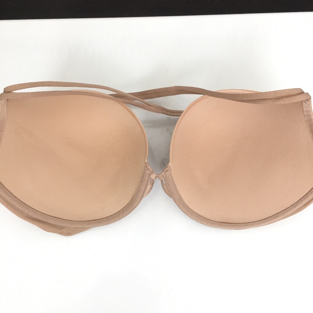 Victoria's Secret Very Sexy Push Up Pigeonnant Bra Nude Tan Underwire Size 34DD - Picture 8 of 8